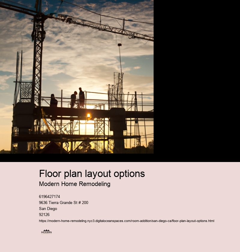 Open floor plan design